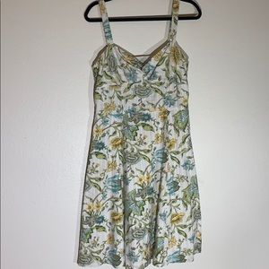 Flowered sun dress